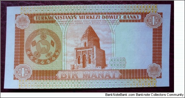 Banknote from Turkmenistan year 1993