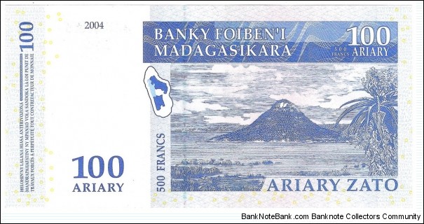 Banknote from Madagascar year 2004