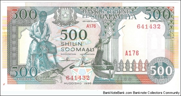 500 Shillings(1996) Banknote