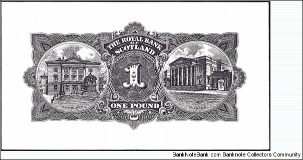 Banknote from Scotland year 1963