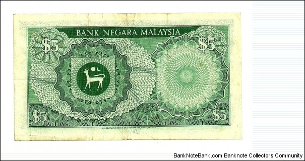 Banknote from Malaysia year 1976