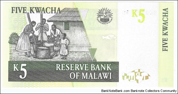 Banknote from Malawi year 2005