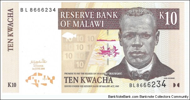 10 Kwacha Banknote