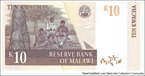 Banknote from Malawi year 2004