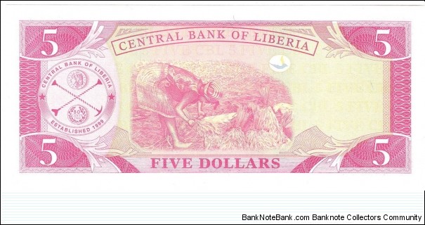 Banknote from Liberia year 2006