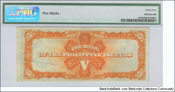 Banknote from Philippines year 1933