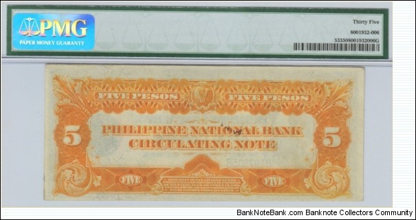 Banknote from Philippines year 1921