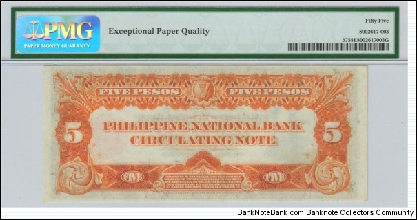 Banknote from Philippines year 1937