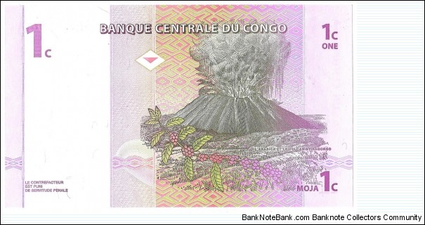 Banknote from Congo year 1997