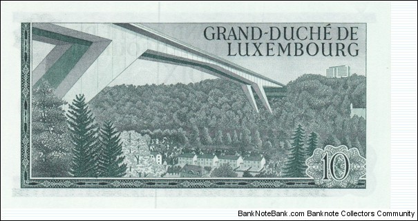 Banknote from Luxembourg year 1967