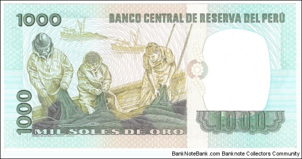 Banknote from Peru year 1979