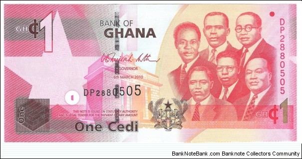 1 Cedi(2010) Banknote