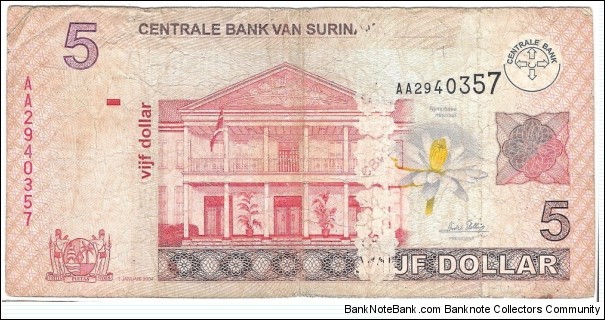 5 Dollars Banknote