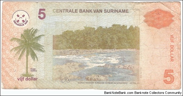 Banknote from Suriname year 2004