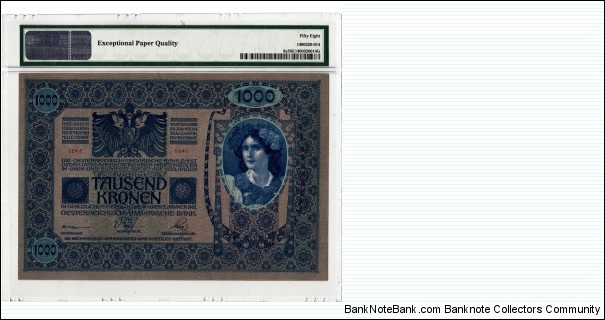 Banknote from Austria year 1902