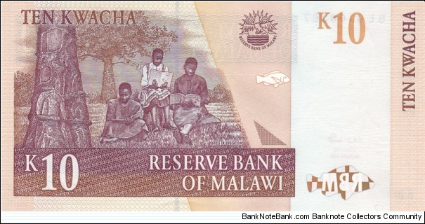 Banknote from Malawi year 2004