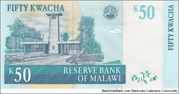 Banknote from Malawi year 2005