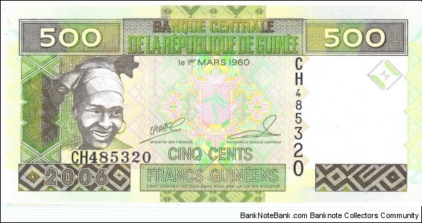 500 Francs Banknote