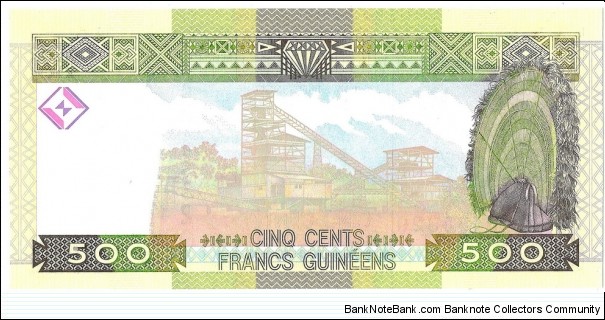 Banknote from Guinea year 2006