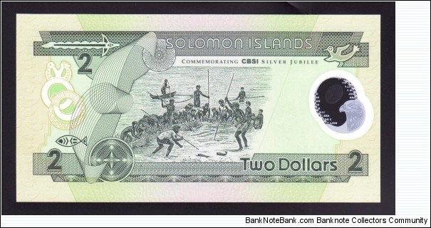 Banknote from Solomon Islands year 2001
