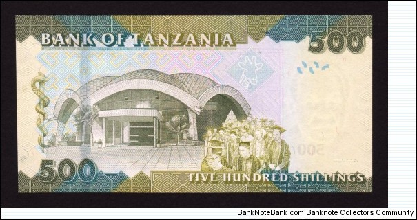 Banknote from Tanzania year 2011