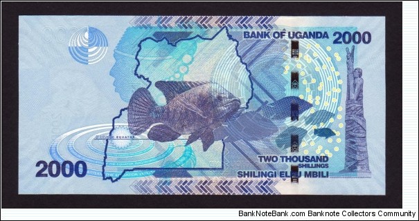 Banknote from Uganda year 2010