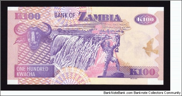 Banknote from Zambia year 2009