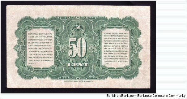 Banknote from Indonesia year 1943