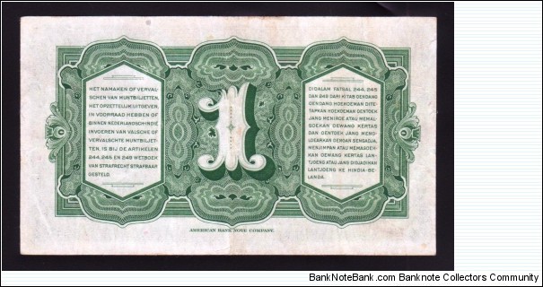 Banknote from Indonesia year 1943