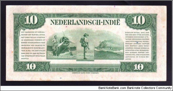 Banknote from Indonesia year 1943