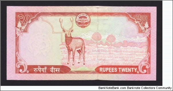 Banknote from Nepal year 2010