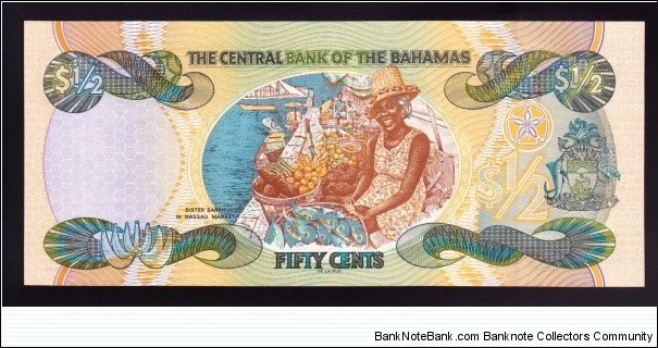 Banknote from Bahamas year 2001
