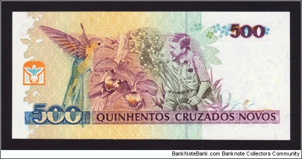 Banknote from Brazil year 1990