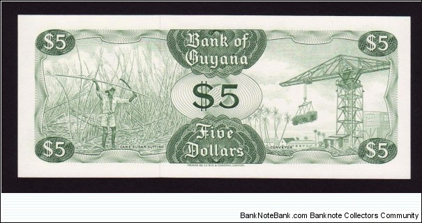 Banknote from Guyana year 1989