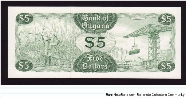 Banknote from Guyana year 1989