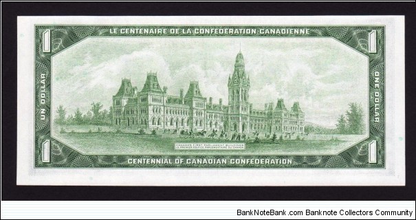 Banknote from Canada year 1967