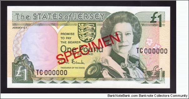 Jersey 2000 P-26s 1 Pound Banknote