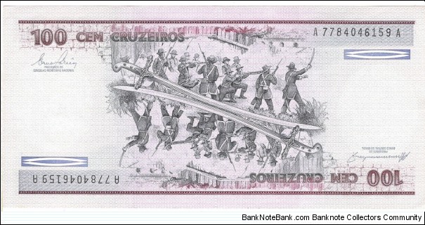 Banknote from Brazil year 1981