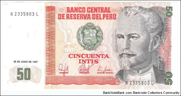 50 Intis Banknote