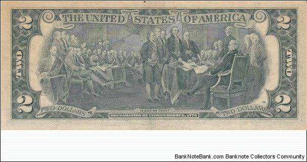 Banknote from USA year 1976