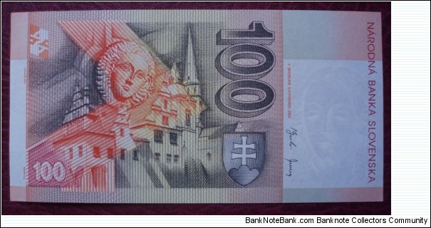 Banknote from Slovakia year 2004