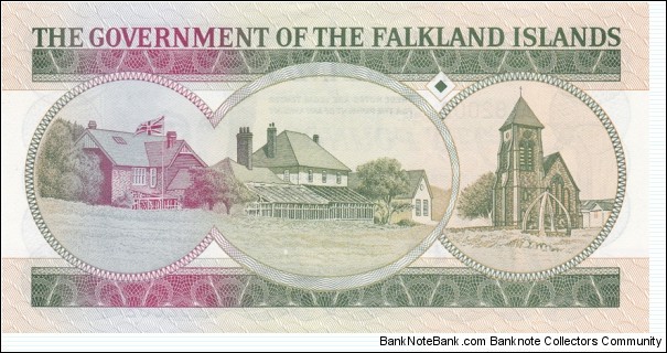 Banknote from Falkland Islands year 1986