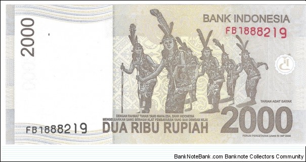 Banknote from Indonesia year 2009