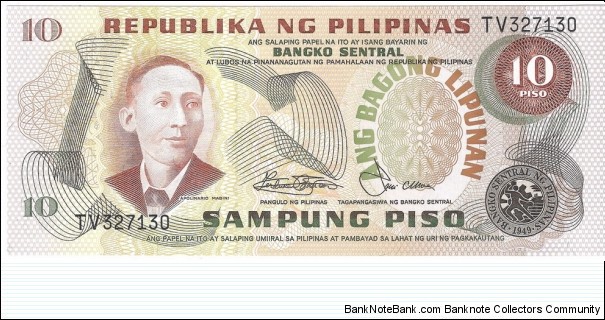 10 Piso Banknote