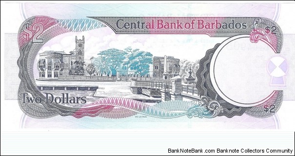 Banknote from Barbados year 2007