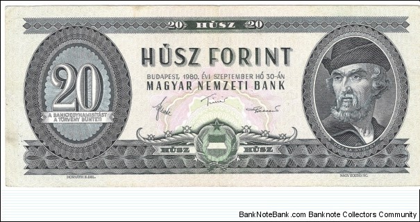 20 Forint Banknote