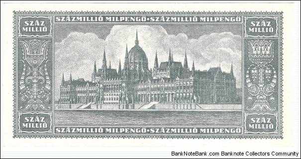 Banknote from Hungary year 1946