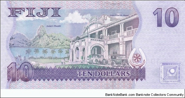 Banknote from Fiji year 2007