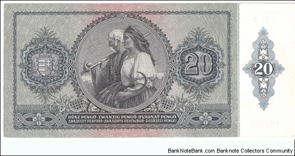 Banknote from Hungary year 1941