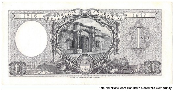 Banknote from Argentina year 1952